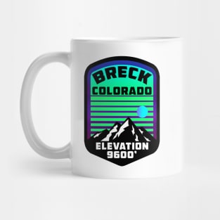 Ski Breck Colorado Skiing Breckenridge Mug